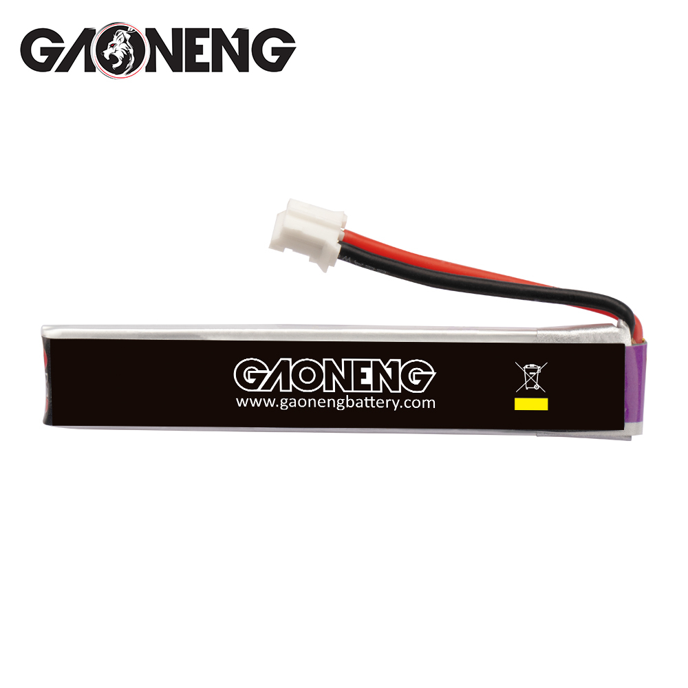 4PCS - GAONENG GNB LiHV 1S 3.8V 380mAh 60C PH2.0 Cabled LiPo Battery