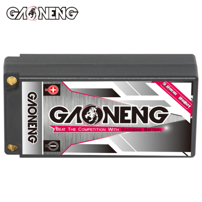 GAONENG GNB LiHV 2S 7.6V 6000mAh 140C Shorty 5mm Bullet Hard Case LiPo Battery
