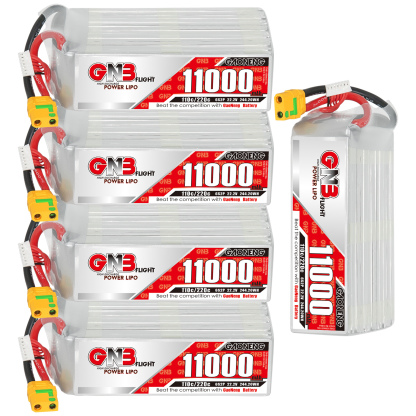 GAONENG GNB 6S 22.2V 11000mAh 10AH 110C RC LiPo Battery XT90S Anti Spark