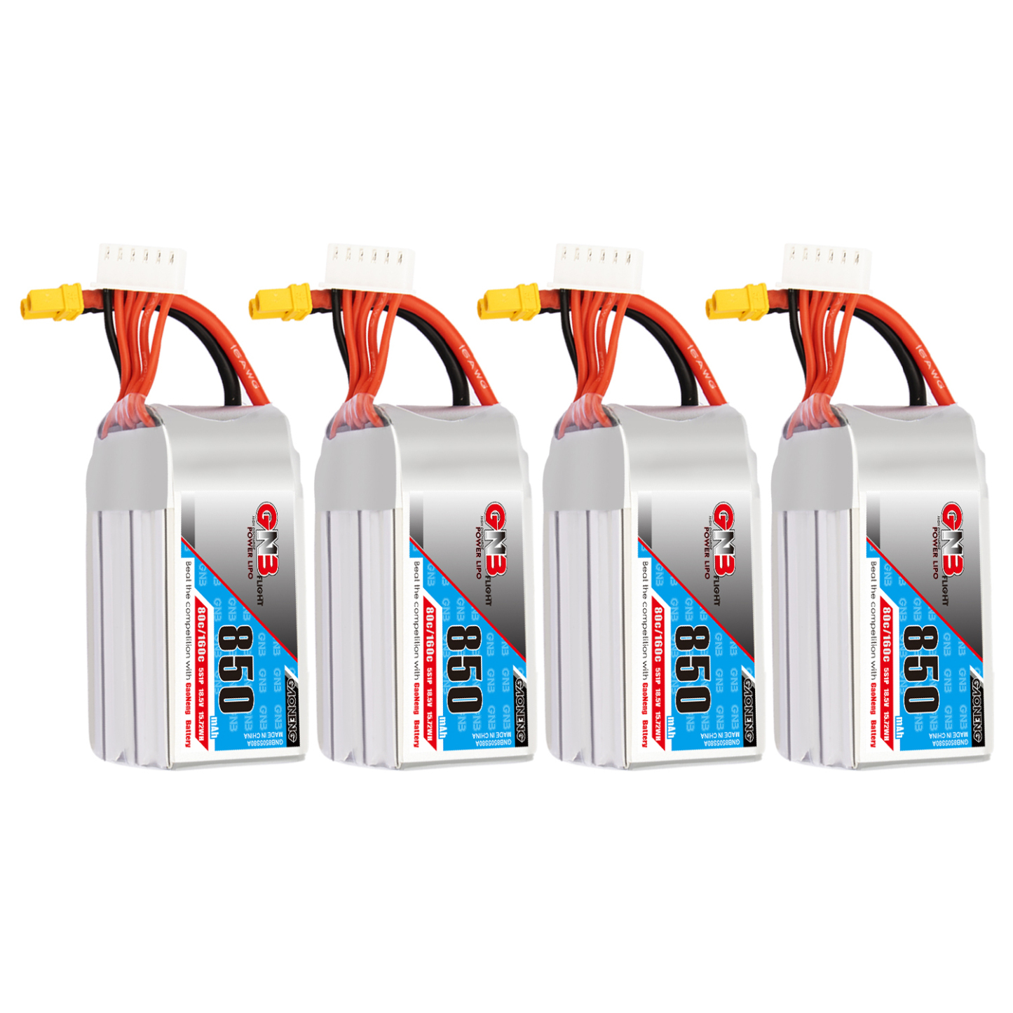 GAONENG GNB 5S 18.5V 850mAh 80C XT30 LiPo Battery