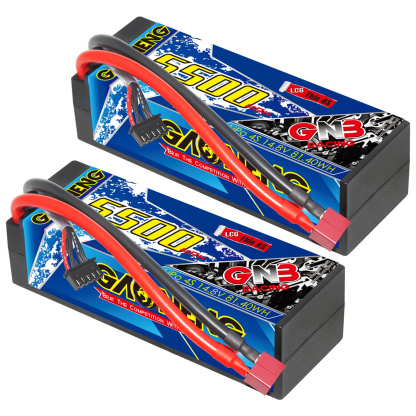 GAONENG GNB 4S 14.8V 5500mAh 100C Cabled 4S LCG Hard Case LiPo Battery T-PLUG