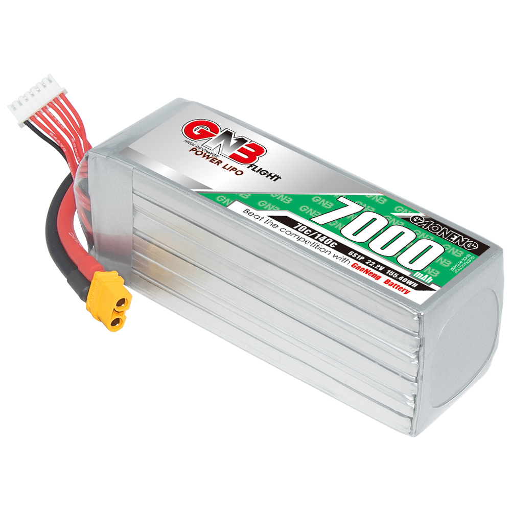 GAONENG GNB 6S 22.2V 7000mAh 70C LiPo Battery XT60