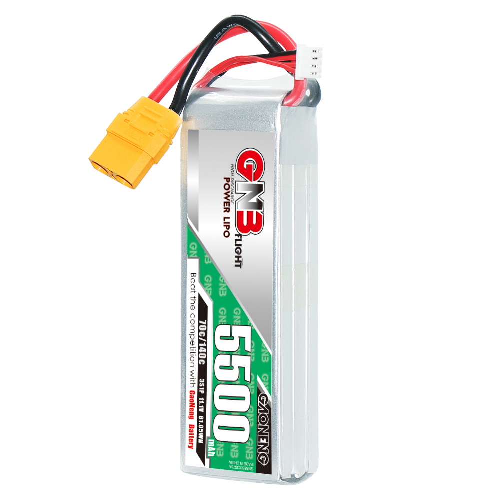 GAONENG GNB 3S 11.1V 5500mAh 70C LiPo Battery XT90