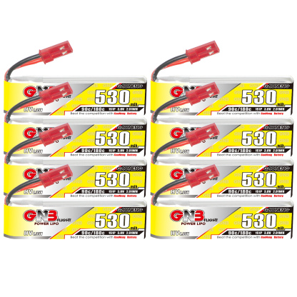 GAONENG GNB LiHV 1S 3.8V 530mAh 90C JST Cabled LiPo Battery