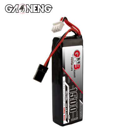 2PCS - GAONENG GNB 2S 6.4V 1500mAh 10C LiFe Battery for Sanwa M12-RS MT46