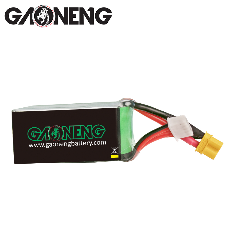 2PCS - GAONENG GNB 4S 14.8V 650mAh 70C XT30 LiPo Battery