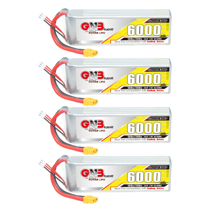 GAONENG GNB 2S 2S2P 7.4V 6000mAh 100C LiPo Battery XT60
