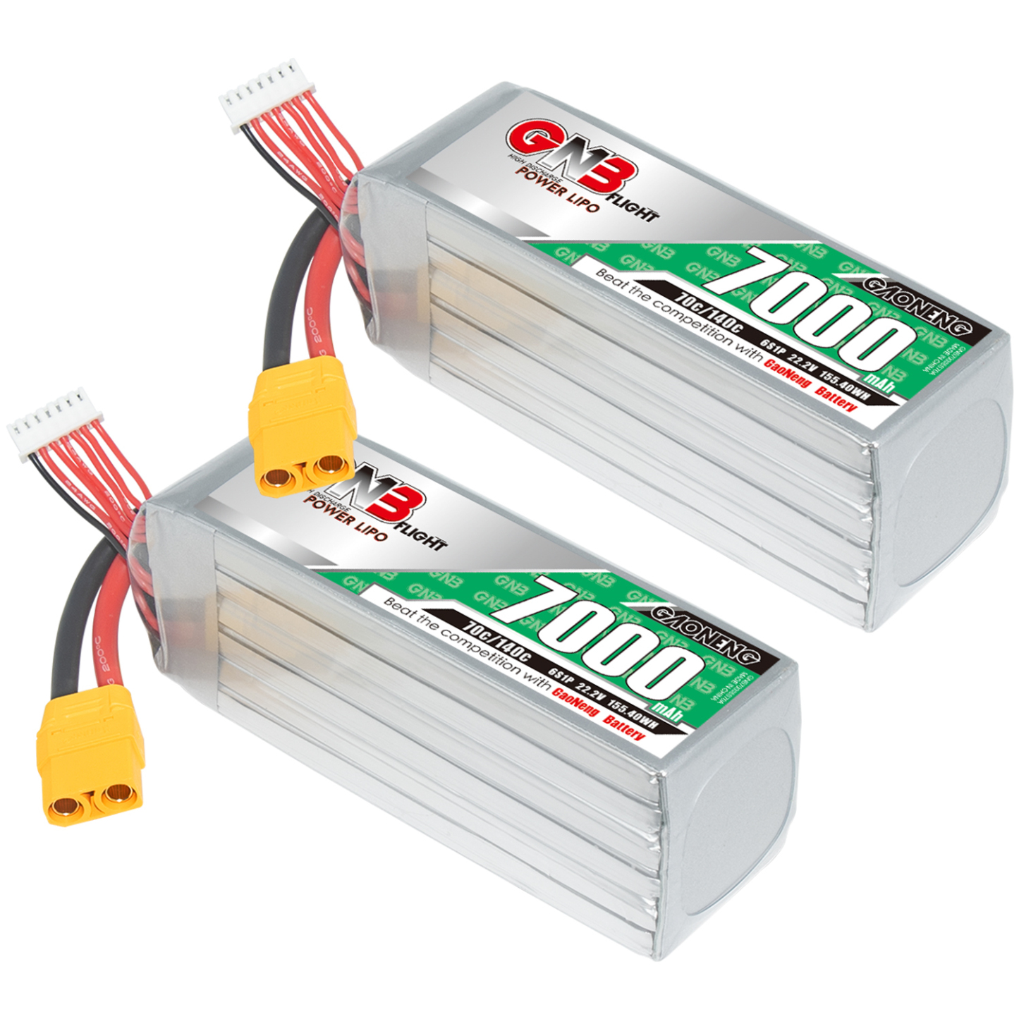 GAONENG GNB 6S 22.2V 7000mAh 70C LiPo Battery XT90