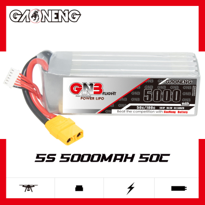 GAONENG GNB 5S 18.5V 5000mAh 50C LiPo Battery XT90
