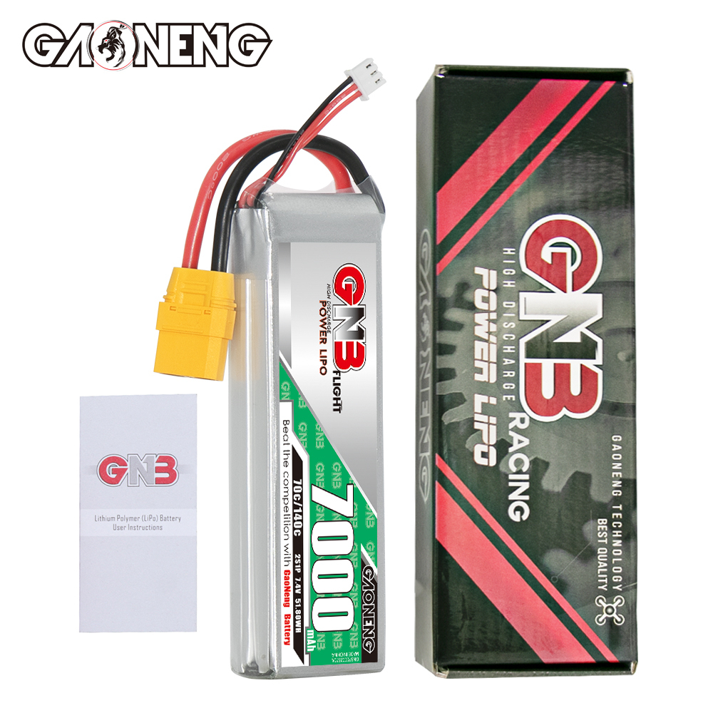 GAONENG GNB 2S 7.4V 7000mAh 70C LiPo Battery XT90