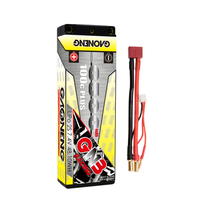 GAONENG GNB 2S 7.4V 6500mAh 100C 5mm Bullet Hard Case LiPo Battery
