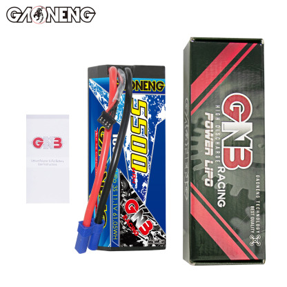 GAONENG GNB 3S 11.1V 5500mAh 100C Cabled Hard Case LiPo Battery EC5