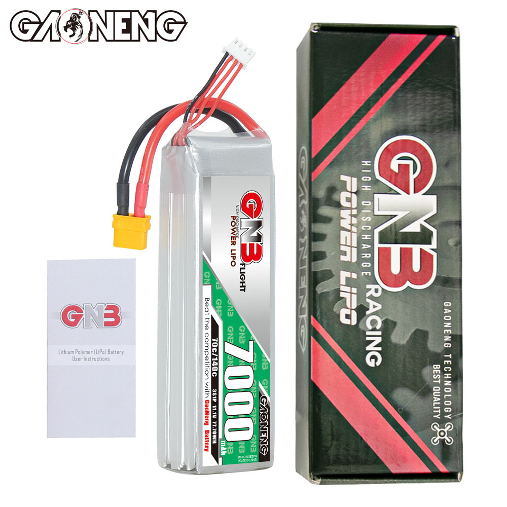 GAONENG GNB 3S 11.1V 7000mAh 70C LiPo Battery XT60