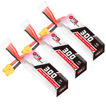 GAONENG GNB LiHV 3S 11.4V 300mAh 80C XT30 LiPo Battery