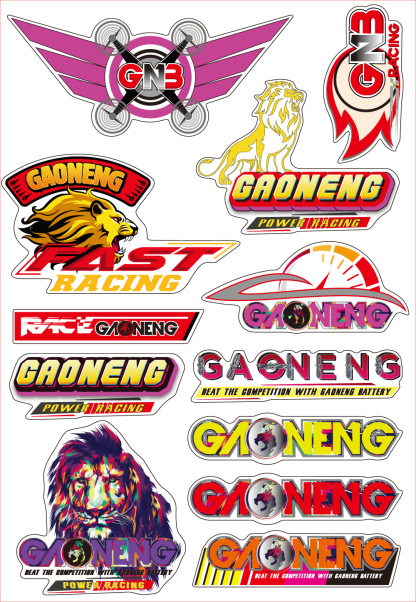 GAONENG GNB Brand Stickers for RC Devices 