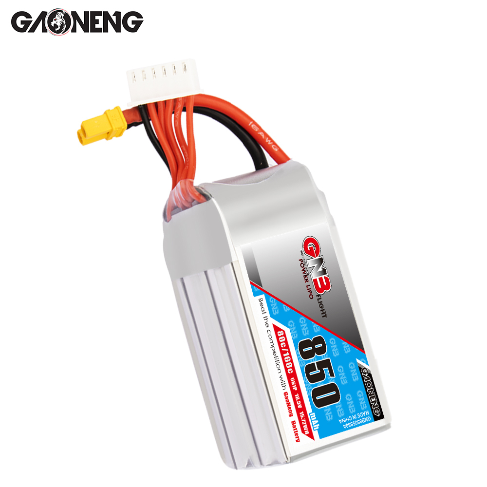 GAONENG GNB 5S 18.5V 850mAh 80C XT30 LiPo Battery