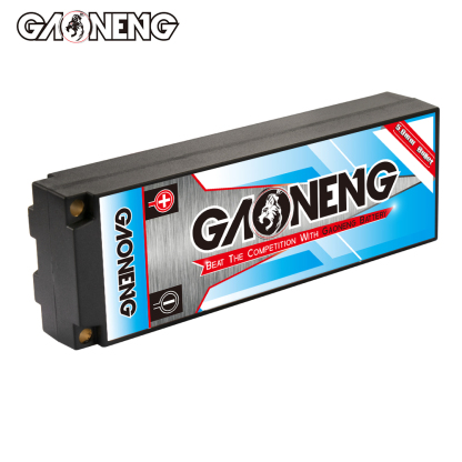 1PCS - GAONENG GNB 2S 7.4V 5200mAh 90C 5mm Bullet Hard Case LiPo Battery T-Plug