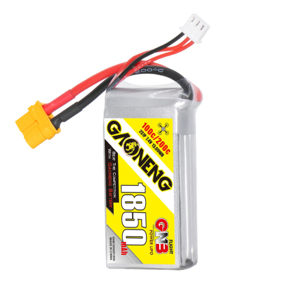 2PCS - GAONENG GNB 2S 7.4V 1850mAh 100C LiPo Battery XT60 Connector