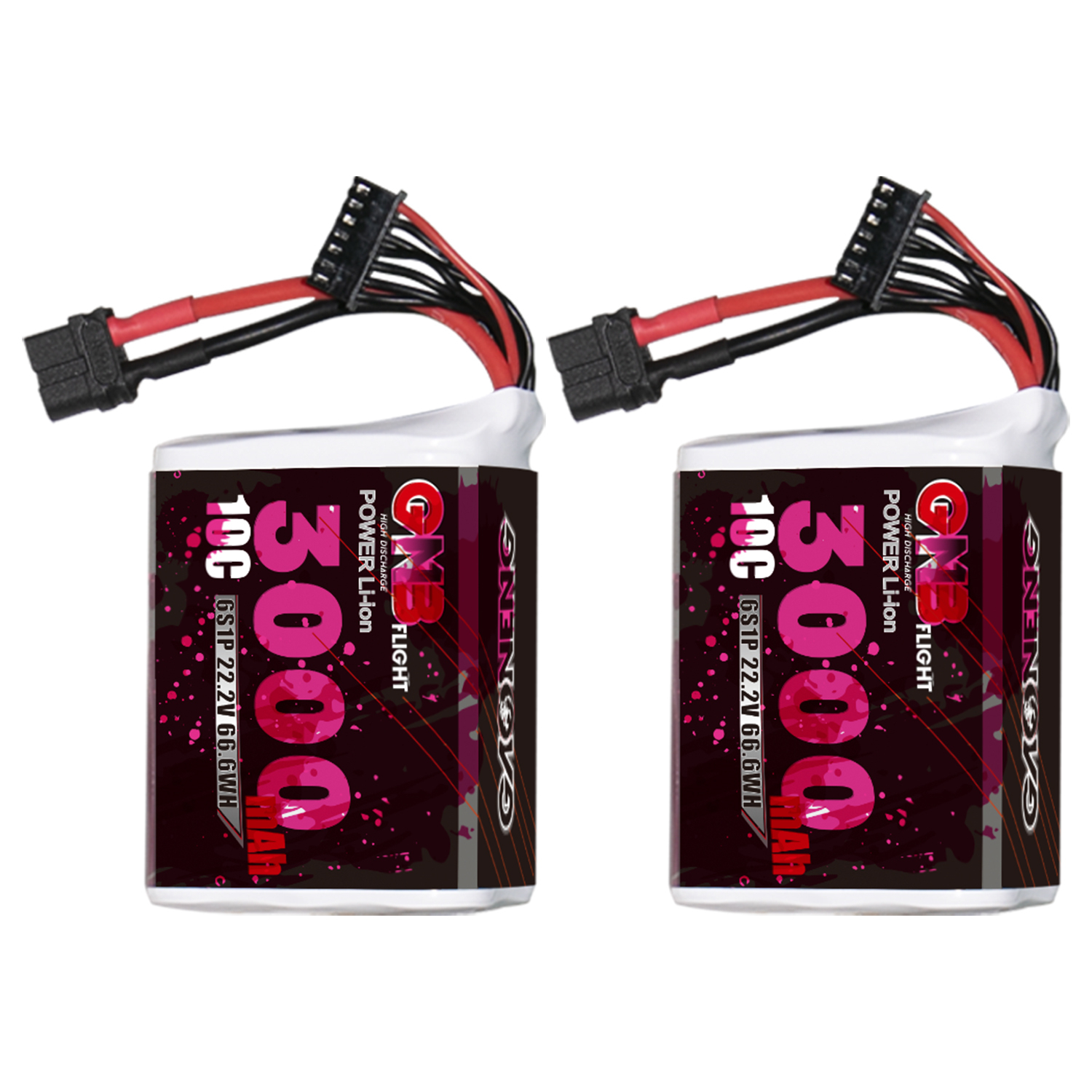 GAONENG GNB 6S 22.2V 3000mAh 10C XT60 Li-ion Battery made with Sony 18650 VTC6
