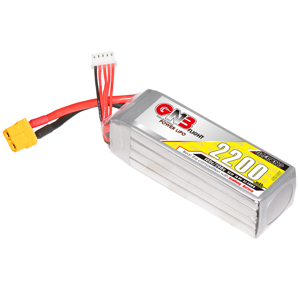 1PCS - GAONENG GNB 4S 14.8V 2200mAh 100C XT60 LiPo Battery