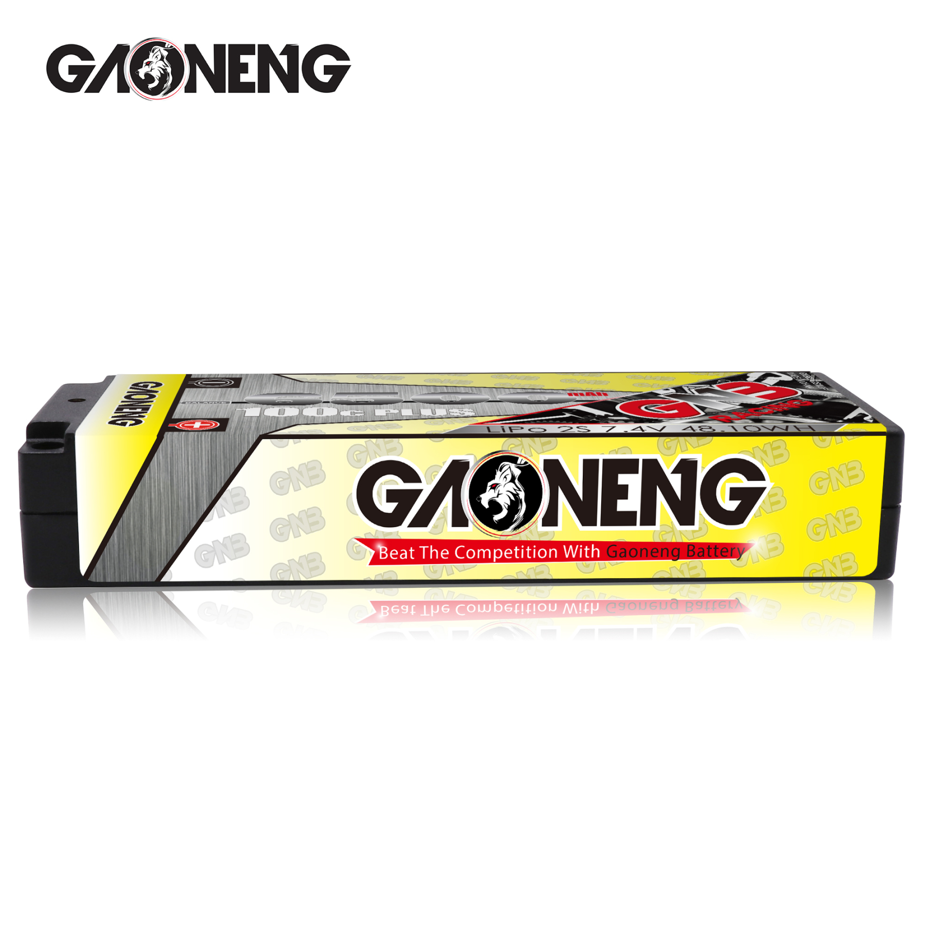 1PCS - GAONENG GNB 2S 7.4V 6500mAh 100C Hard Case LiPo Battery XT60