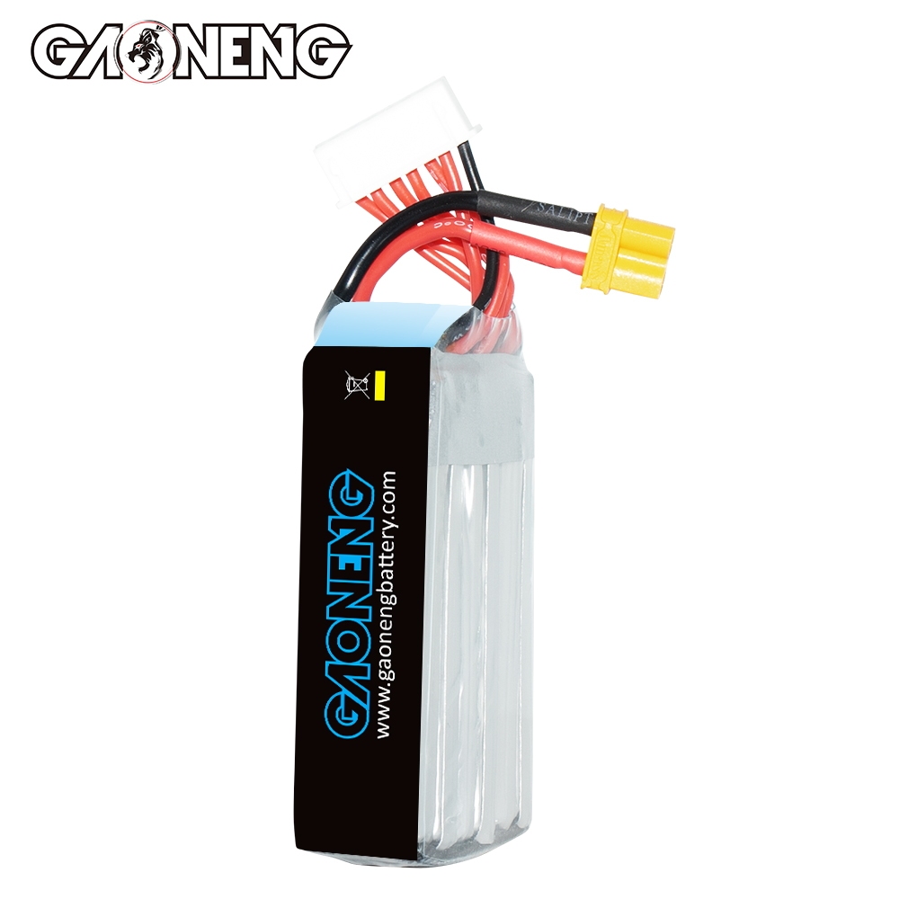 GAONENG GNB 6S 22.2V 450mAh 80C XT30 LiPo Battery Long Type