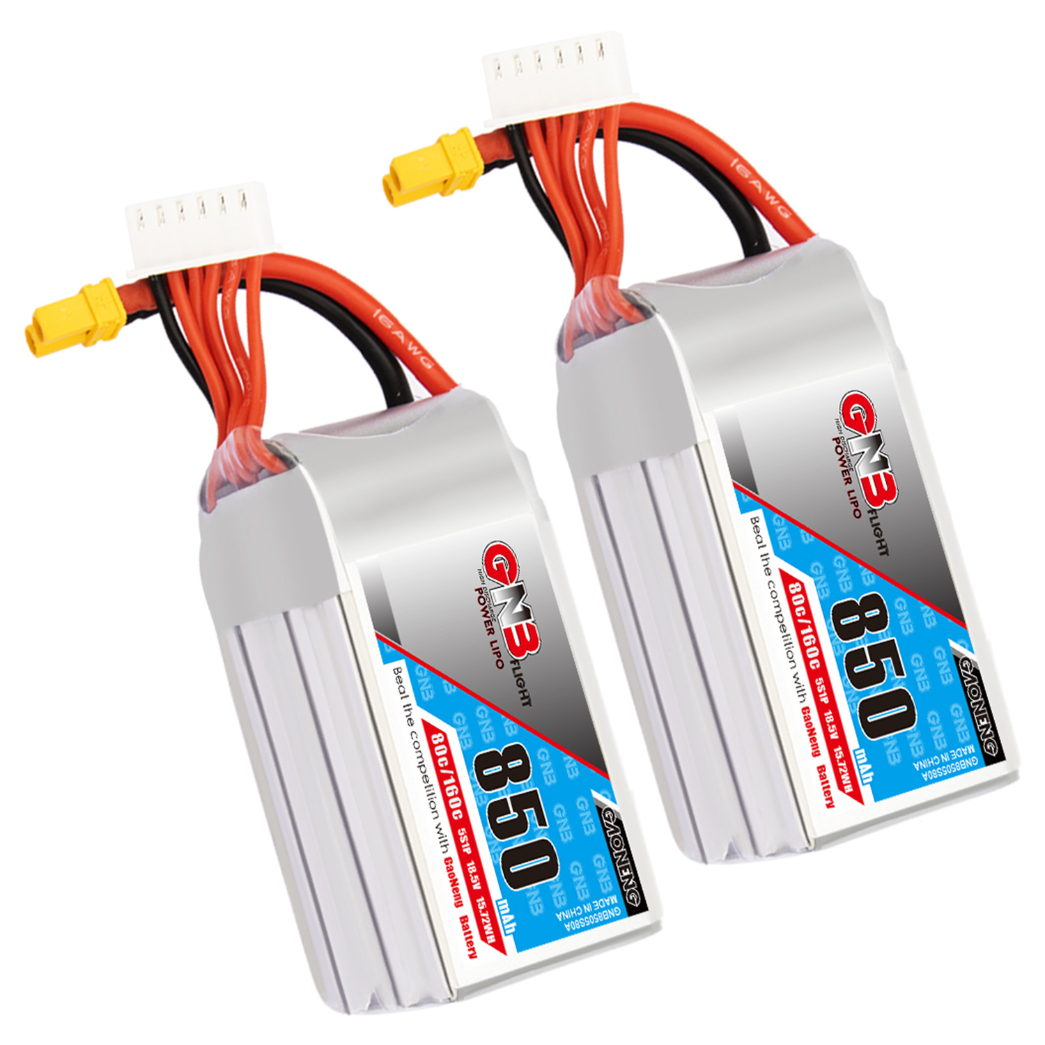 GAONENG GNB 5S 18.5V 850mAh 80C XT30 LiPo Battery