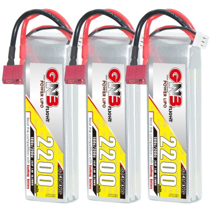 GAONENG GNB 2S 7.4V 2200mAh 100C LiPo Battery T-Plug