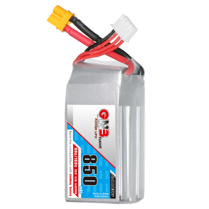 2PCS - GAONENG GNB 3S 11.1V 850mAh 80C XT30 LiPo Battery