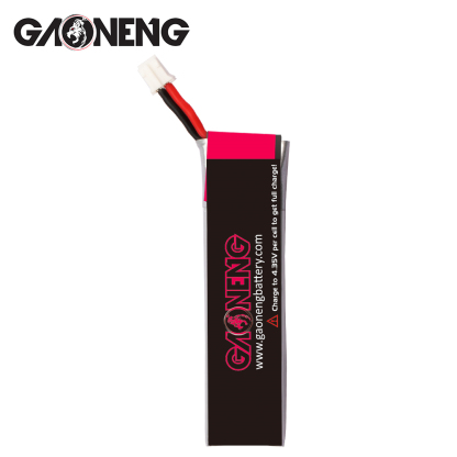 4PCS - GAONENG GNB LiHV 1S 3.8V 550mAh 100C PH2.0 Cabled LiPo Battery
