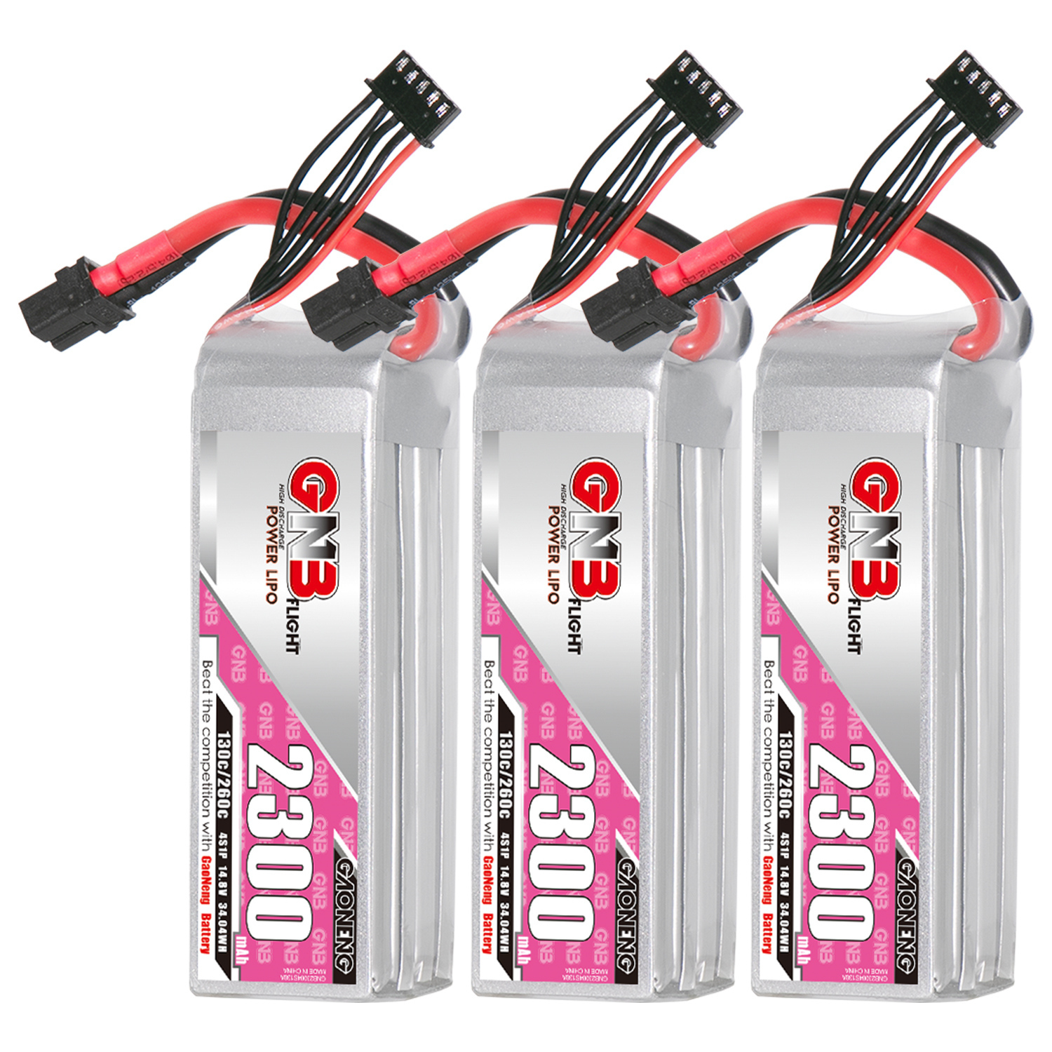 GAONENG GNB 4S 14.8V 2300mAh 130C XT60 LiPo Battery