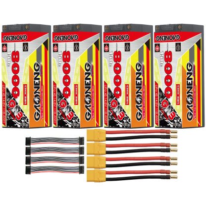 GAONENG GNB 4S 14.8V 8000mAh 150C 5mm Bullet Hard Case LiPo Battery