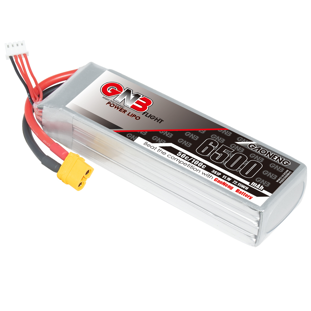 GAONENG GNB 3S 11.1V 6500mAh 50C LiPo Battery XT60