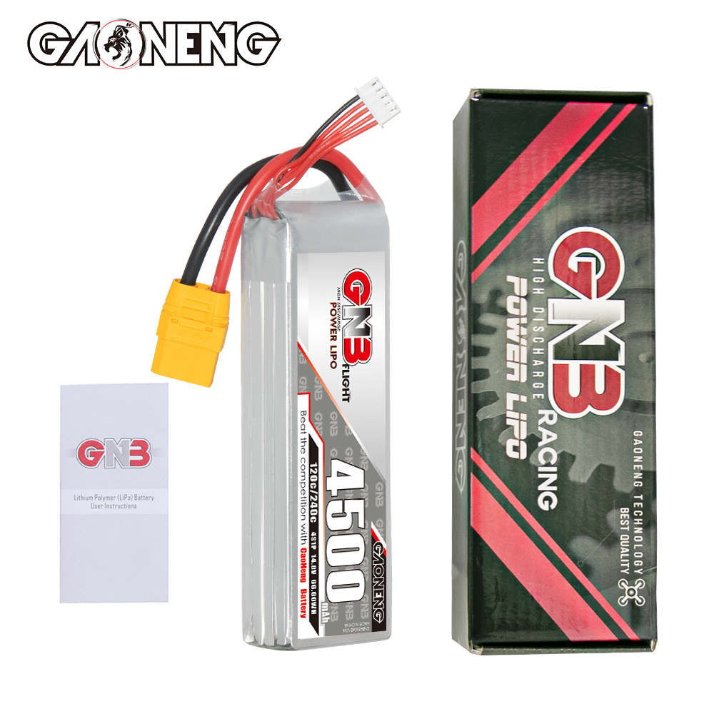 GAONENG GNB 4S 14.8V 4500mAh 120C LiPo Battery XT90