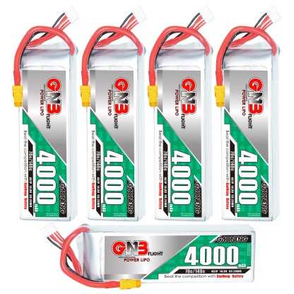 GAONENG GNB 4S 14.8V 4000mAh 70C LiPo Battery XT60
