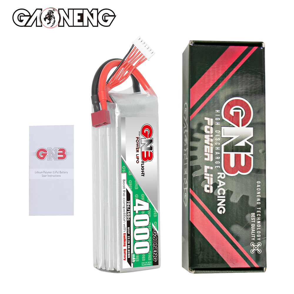 GAONENG GNB 6S 22.2V 4000mAh 70C LiPo Battery T-PLUG