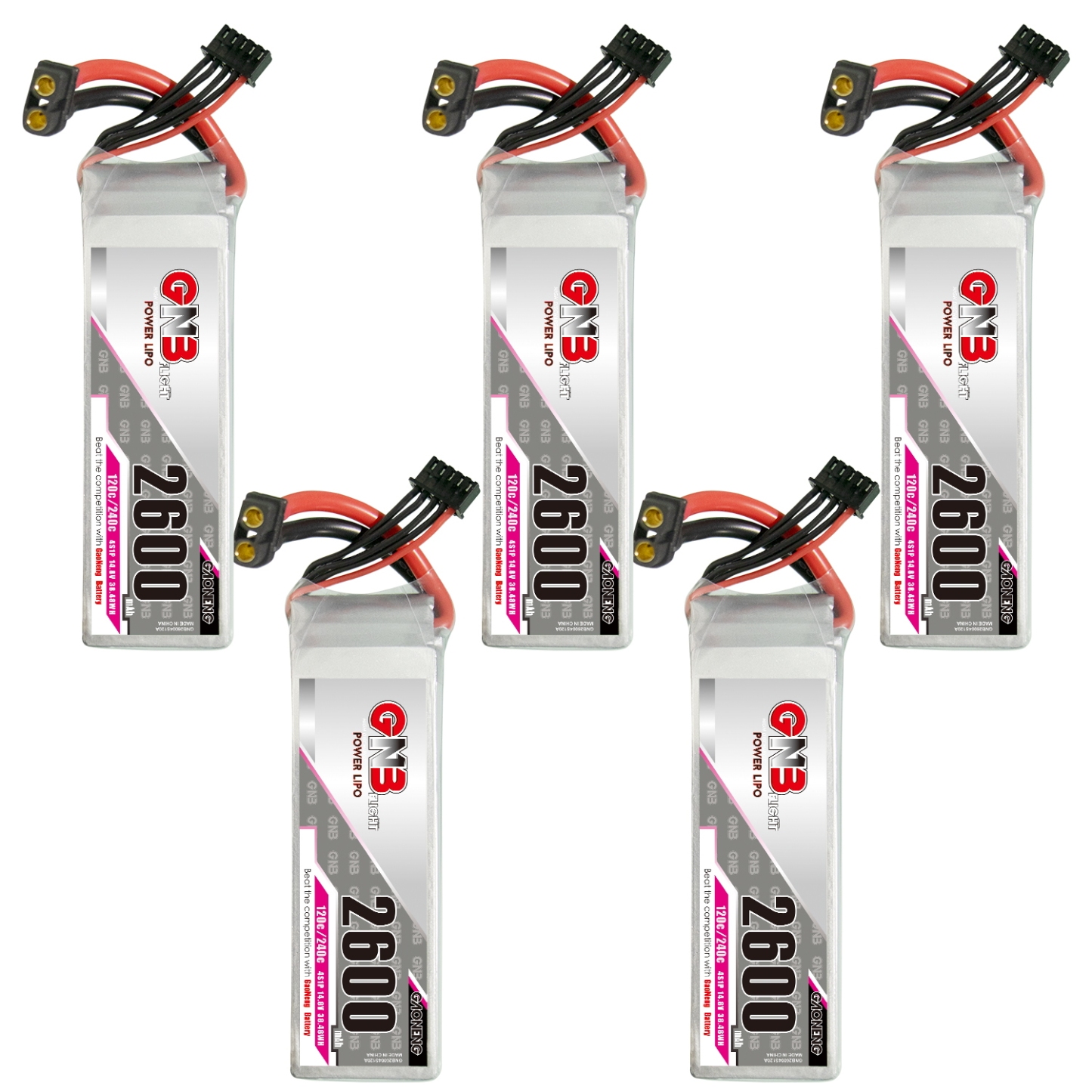 GAONENG GNB 4S 14.8V 2600mAh 120C XT60 LiPo Battery