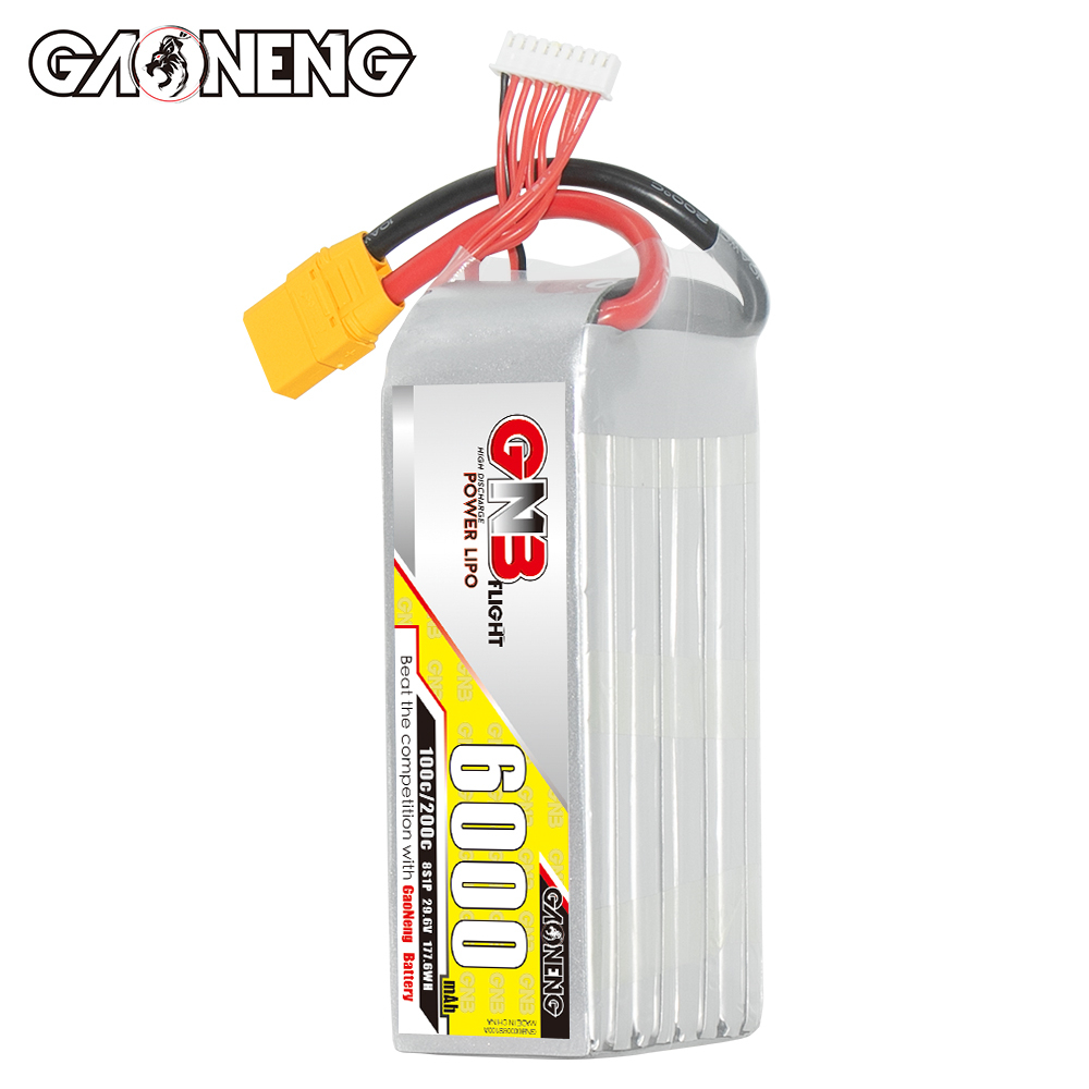 GAONENG GNB 8S 29.6V 6000mAh 100C LiPo Battery XT90