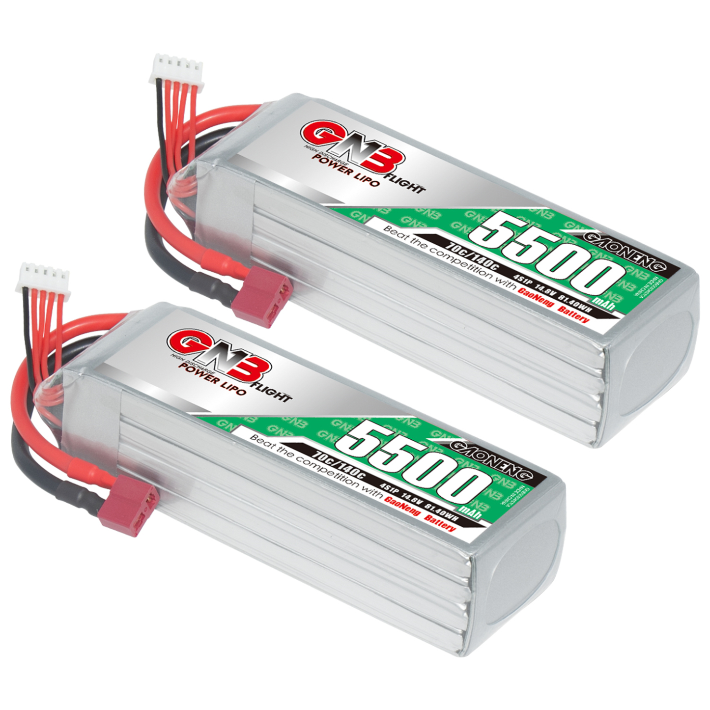 GAONENG GNB 4S 14.8V 5500mAh 70C XT90 LiPo Battery T-PLUG