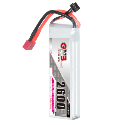 2PCS - GAONENG GNB 2S 7.4V 2600mAh 120C LiPo Battery T-Plug
