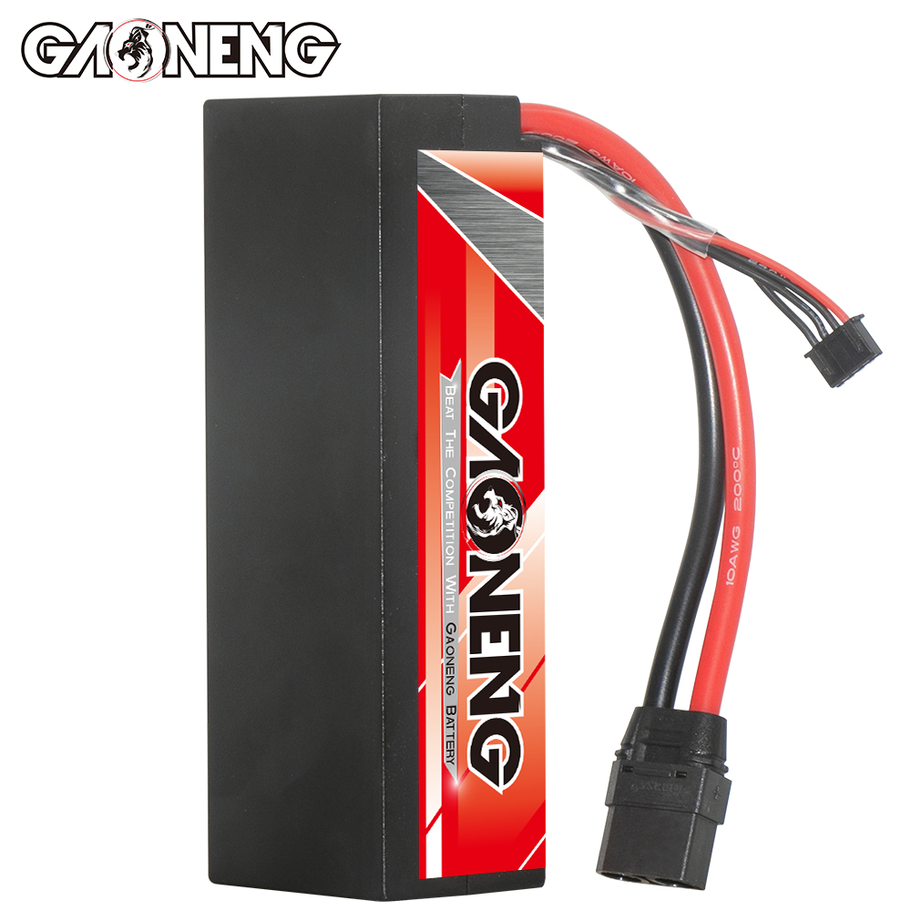1PC - GAONENG GNB 3S 11.1V 6500mAh 120C Cabled Hard Case LiPo Battery XT90
