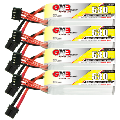 GAONENG GNB LiHV 3S 11.4V 530mAh 90C XT30 LiPo Battery