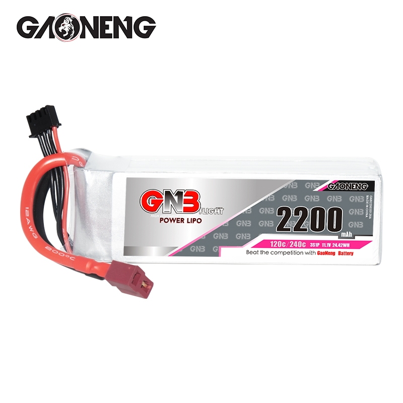 GAONENG GNB 3S 11.1V 2200mAh 120C LiPo Battery T-PLUG