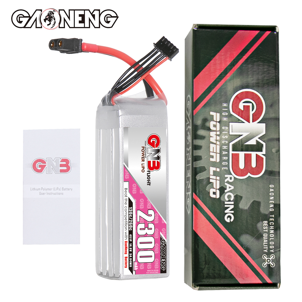 GAONENG GNB 4S 14.8V 2300mAh 130C XT60 LiPo Battery
