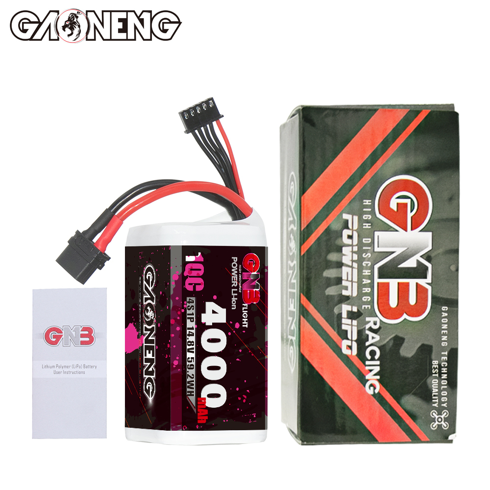 GAONENG GNB 4S 14.8V 4000mAh 10C XT60 Li-ion Battery made with Samsung 21700