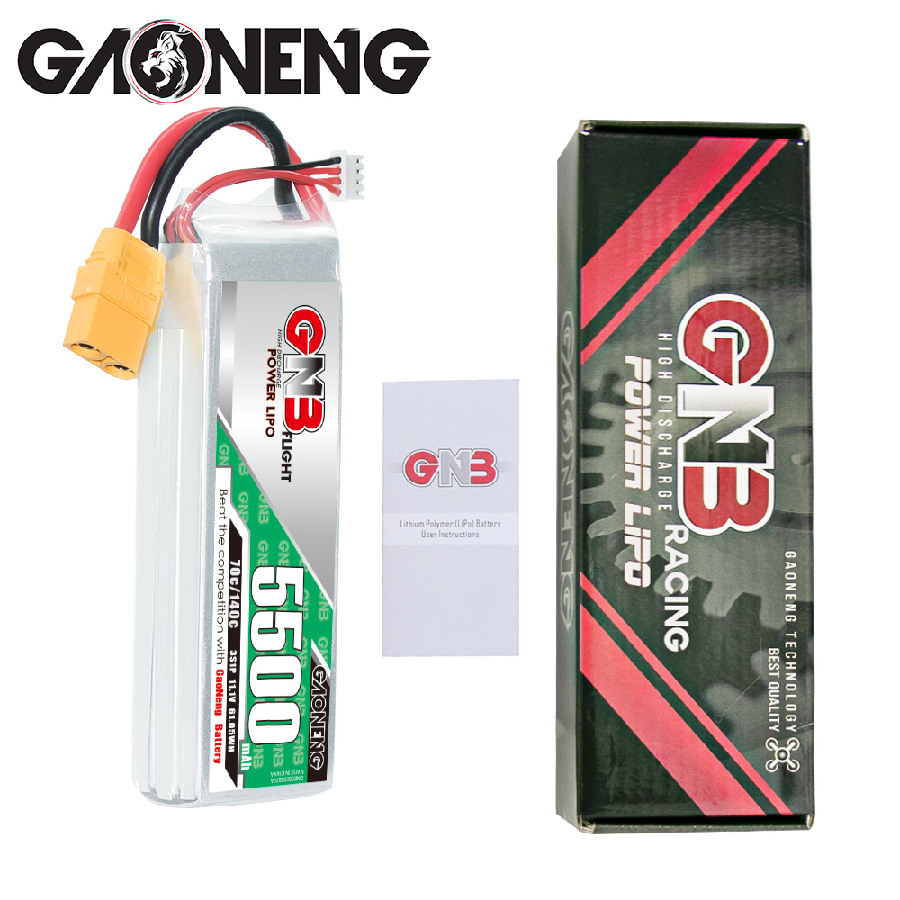 GAONENG GNB 3S 11.1V 5500mAh 70C LiPo Battery XT90