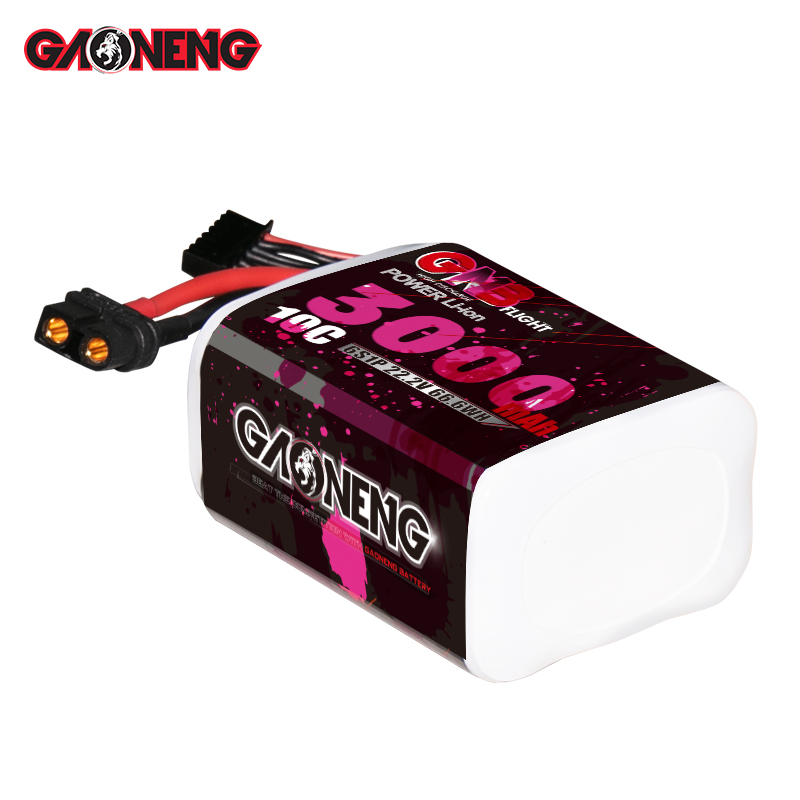 GAONENG GNB 6S 22.2V 3000mAh 10C XT60 Li-ion Battery made with Sony 18650 VTC6
