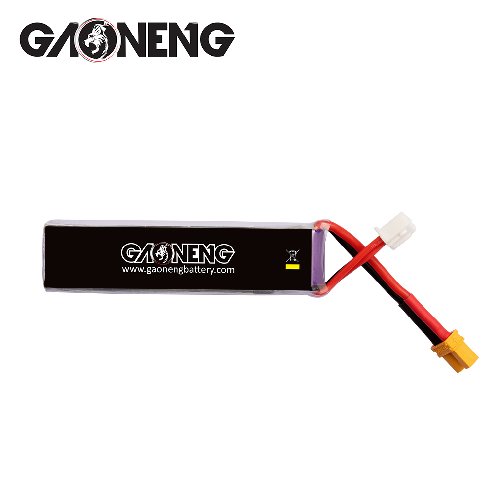 4PCS - GAONENG GNB LiHV 2S 7.6V 850mAh 60C XT30 LiPo Battery