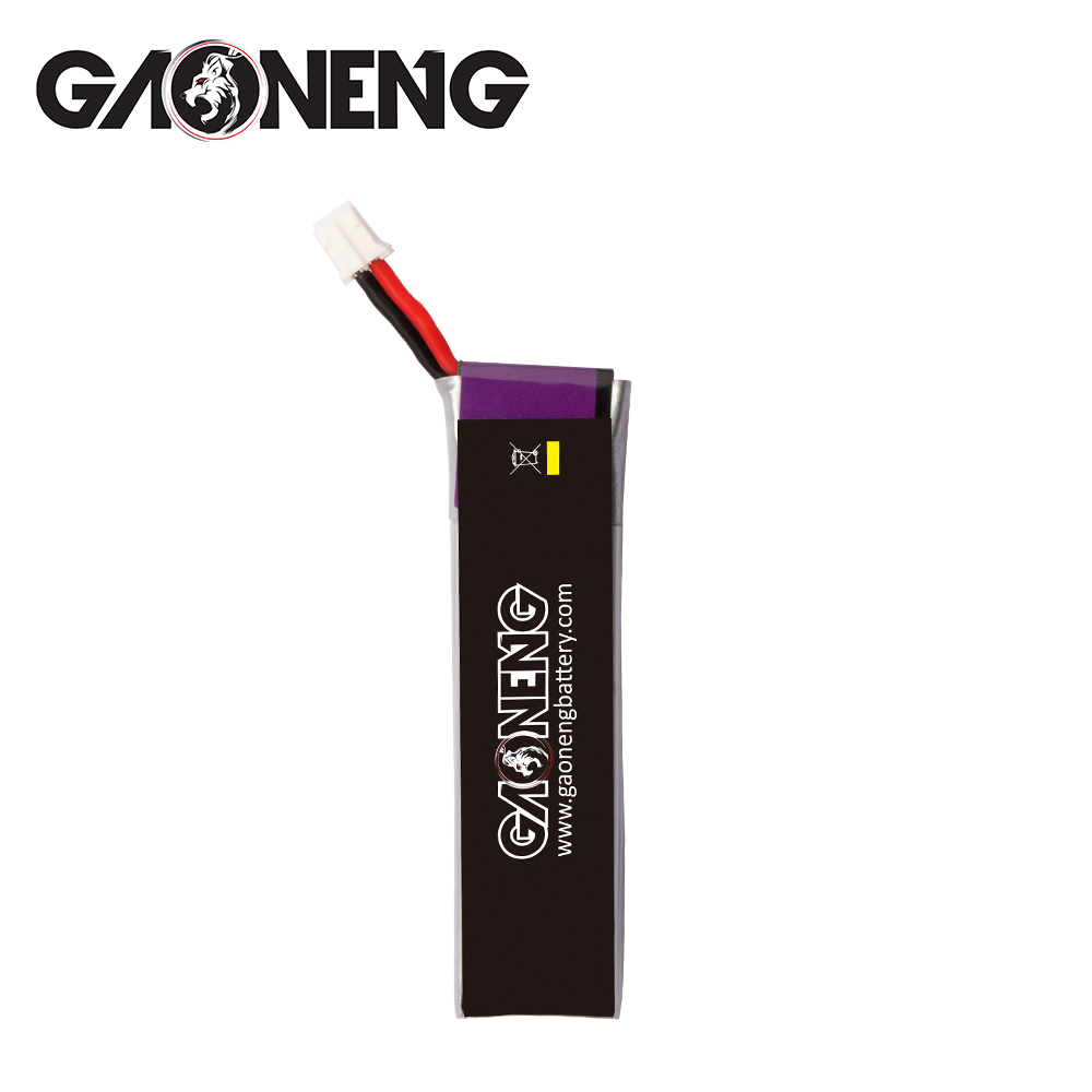 4PCS - GAONENG GNB LiHV 1S 3.8V 850mAh 60C PH2.0 Cabled LiPo Battery