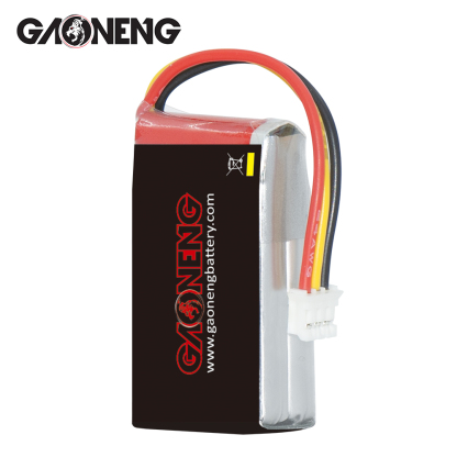 4PCS - GAONENG GNB 2S 7.4V 550mAh 60C LiPo Battery PH2.0 3Pin Connector